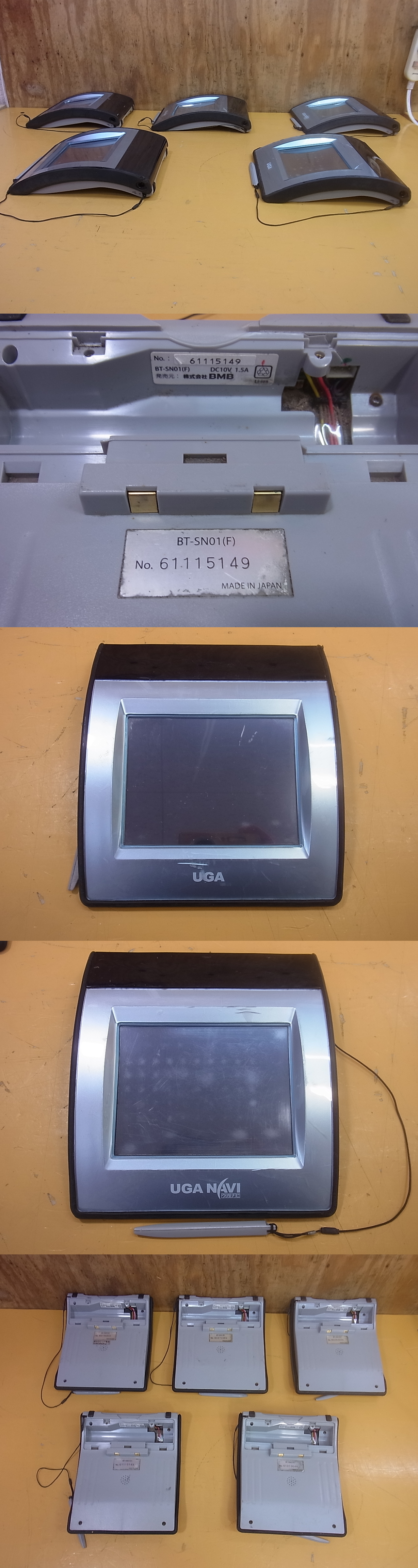 □Bh/717☆BMB☆カラオケ用デンモク 5個セット☆UGA NAVI☆BT-SN01(F