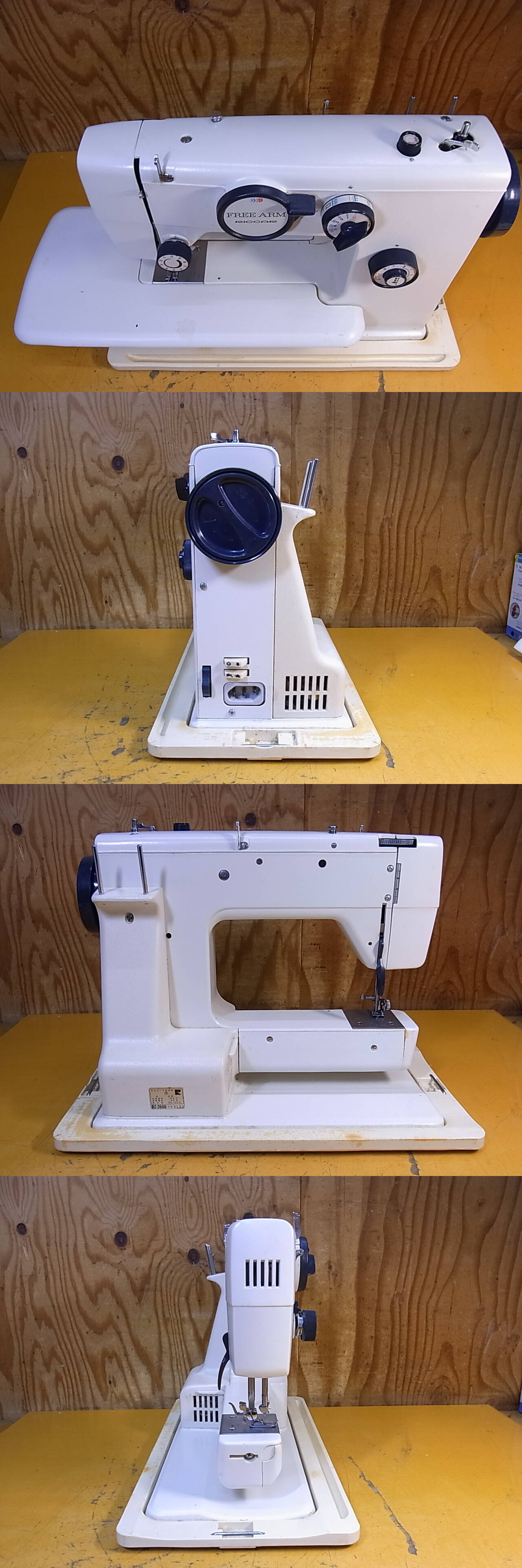 Cb/067*li car RICCAR* sewing machine FREE ARM*RZ-2600* Junk